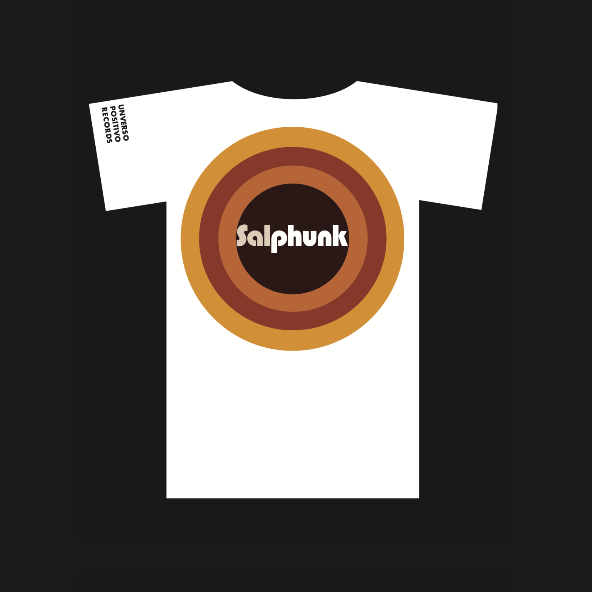 Salphunk white tee logo