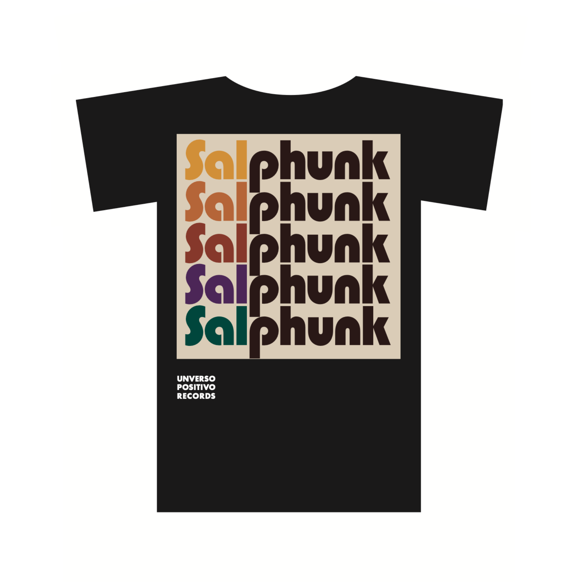 Salphunk black tee logo